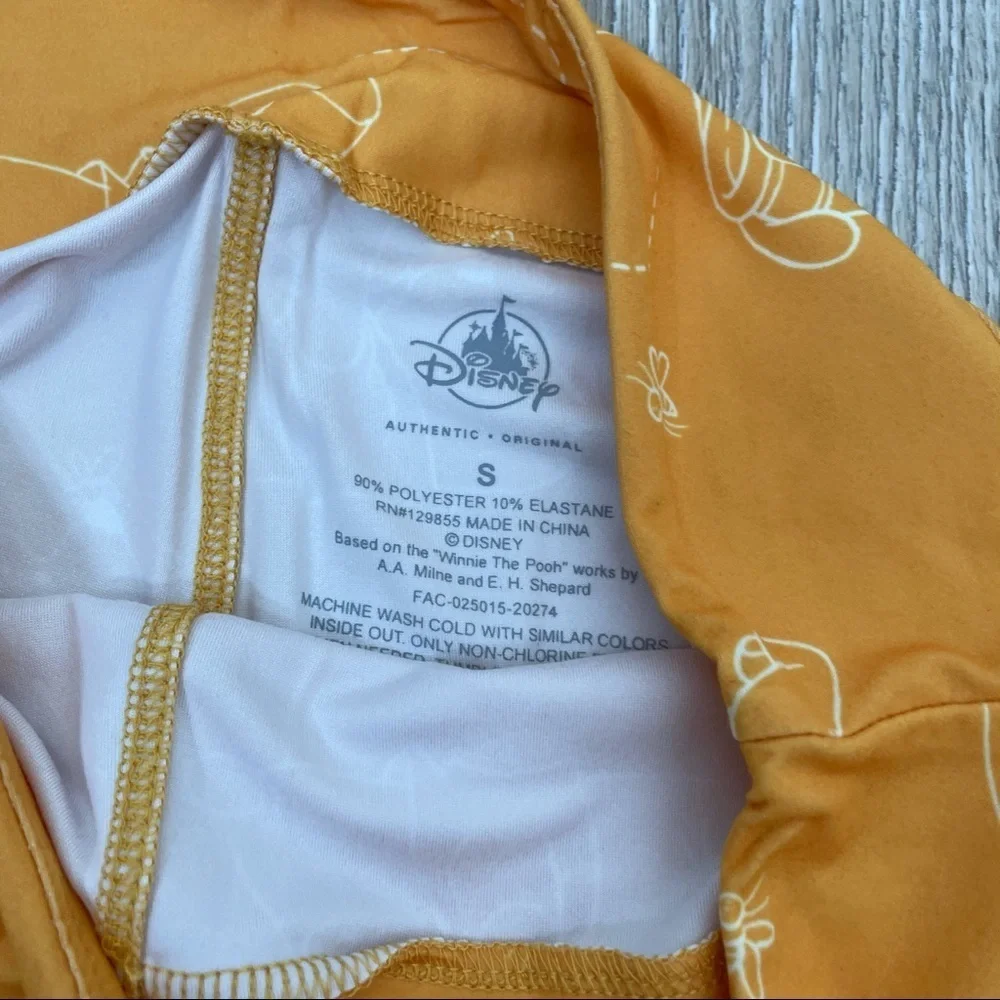 Disney Winnie The Pooh Yellow Leggings